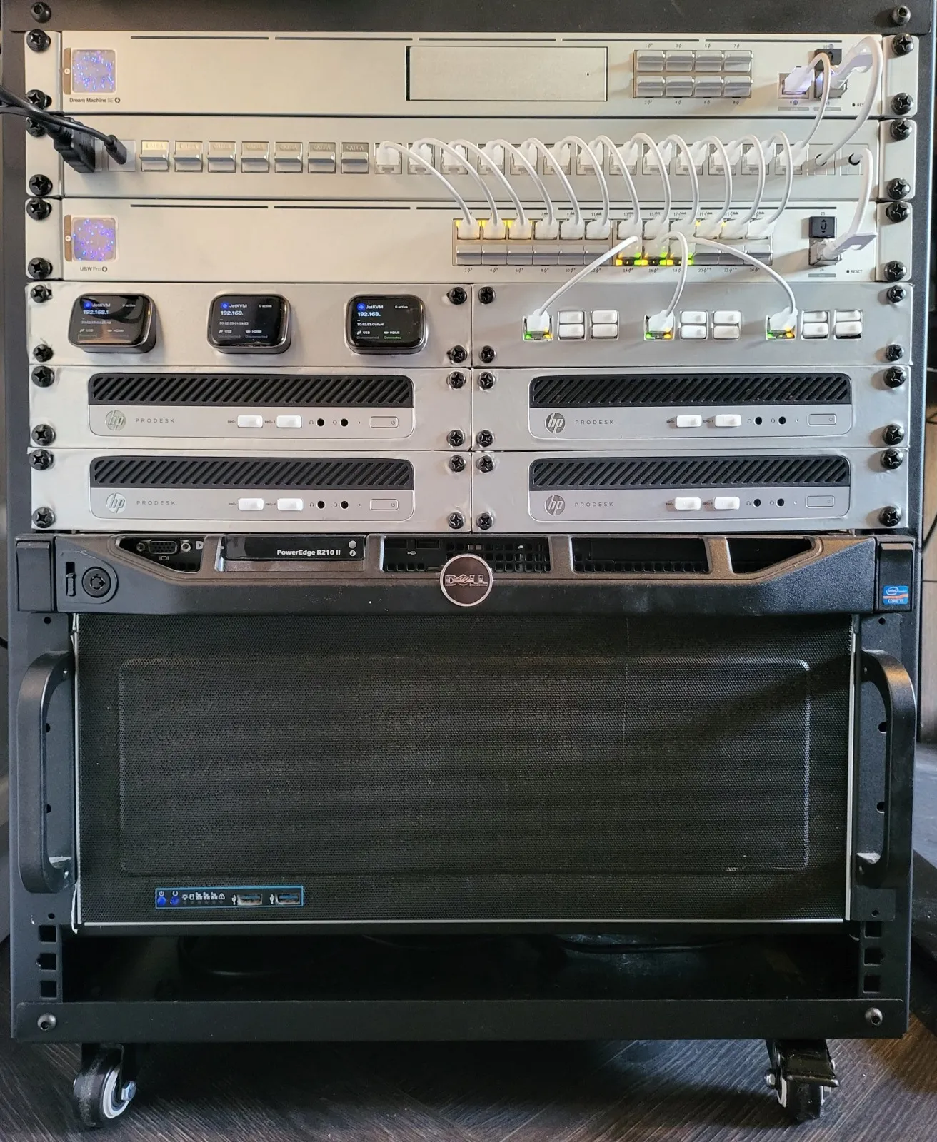 Rendering of the planned cluster hardware